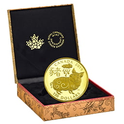 2019 Canada $150 Year of the Pig 18K Gold Coin